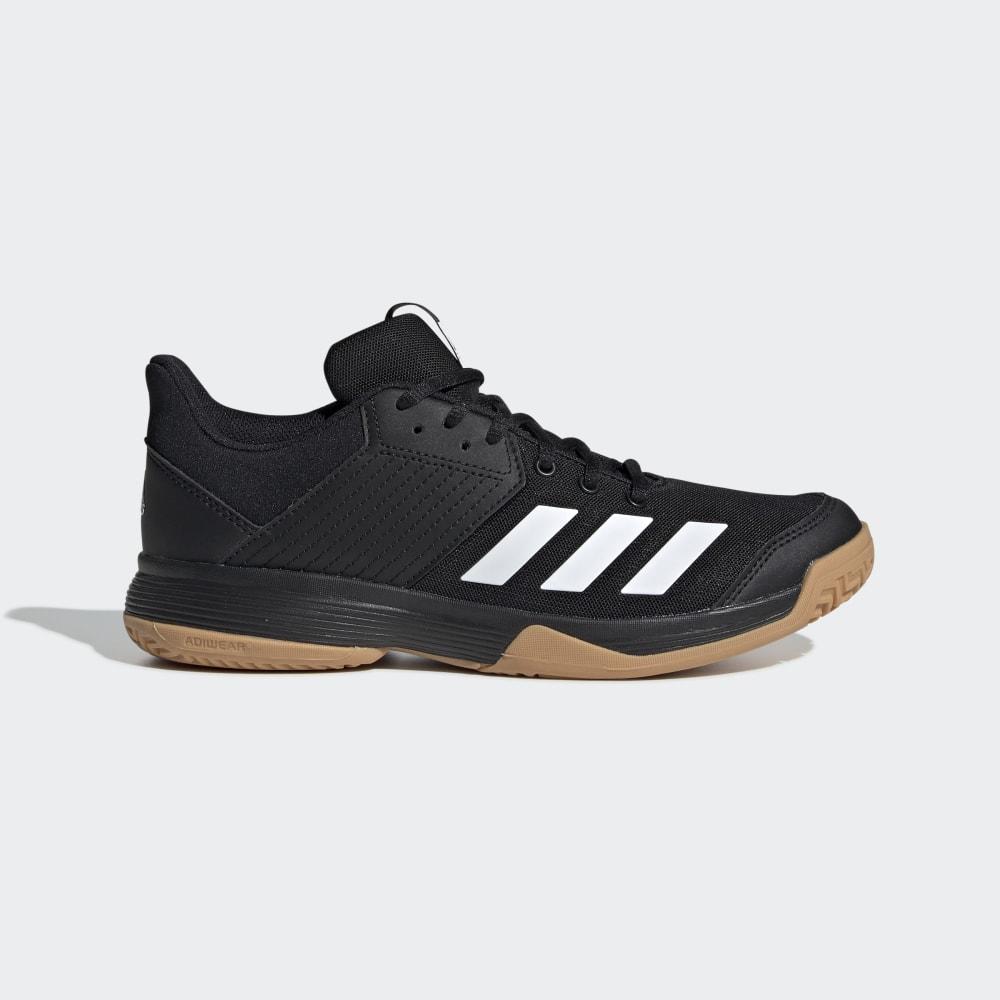 Adidasi Volei Adidas Ligra 6 Dama Romania - Negrii/Albi D97698